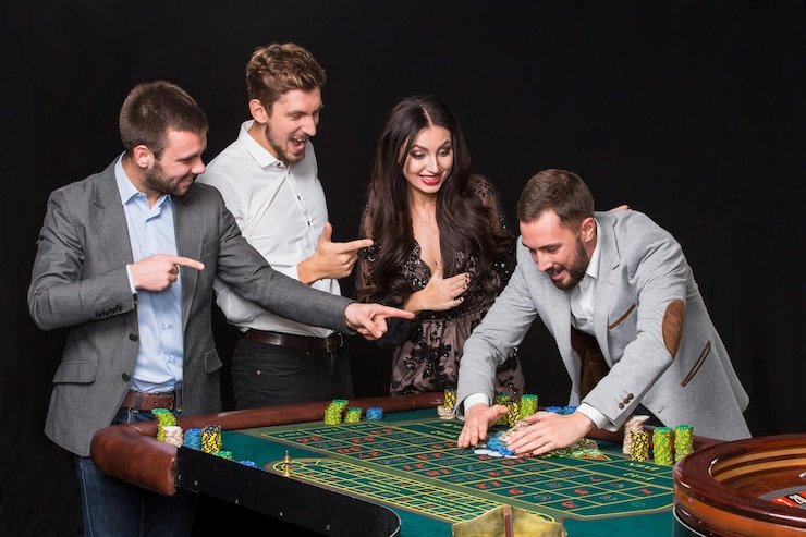 Meja VIP Roulette supervegas88 dengan dealer profesional dan kamera multi-sudut